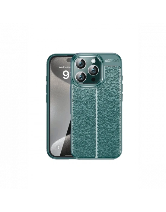 Newface iPhone 16 Pro Max Kılıf Auto Focus Kapak - Koyu Yeşil
