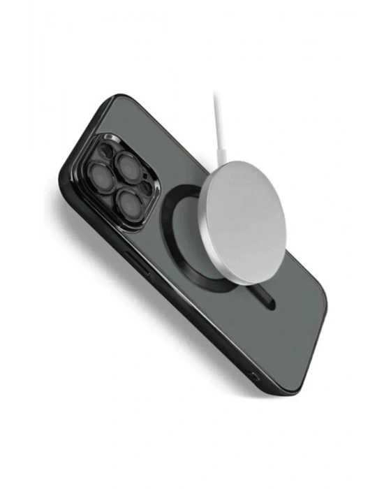 Newface iPhone 16 Pro Max Kılıf Kross Magneticsafe Kapak - Siyah