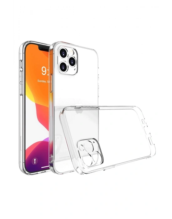 Newface iPhone 16 Pro Max Kılıf Lüx Şeffaf Silikon