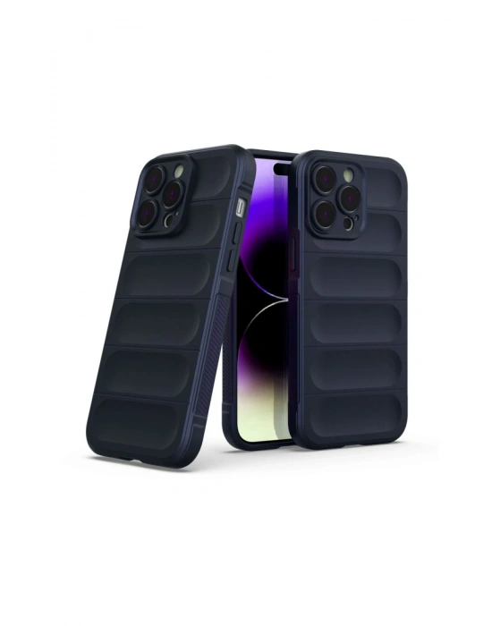 Newface iPhone 16 Pro Max Kılıf Optimum Silikon - Lacivert