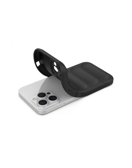 Newface iPhone 16 Pro Max Kılıf Optimum Silikon - Siyah