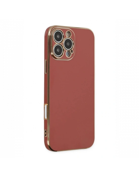 Newface iPhone 16 Pro Max Kılıf Volet Silikon - Kırmızı