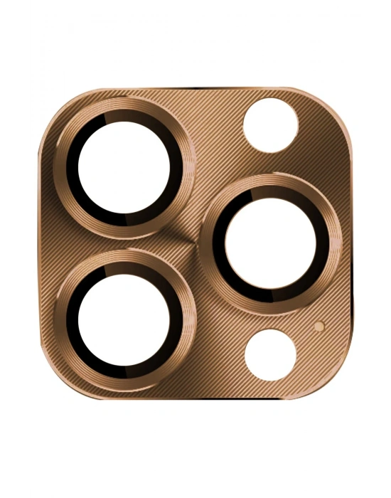 Newface iPhone 16 Pro Max Pers Alüminyum Kamera Lens - Desert