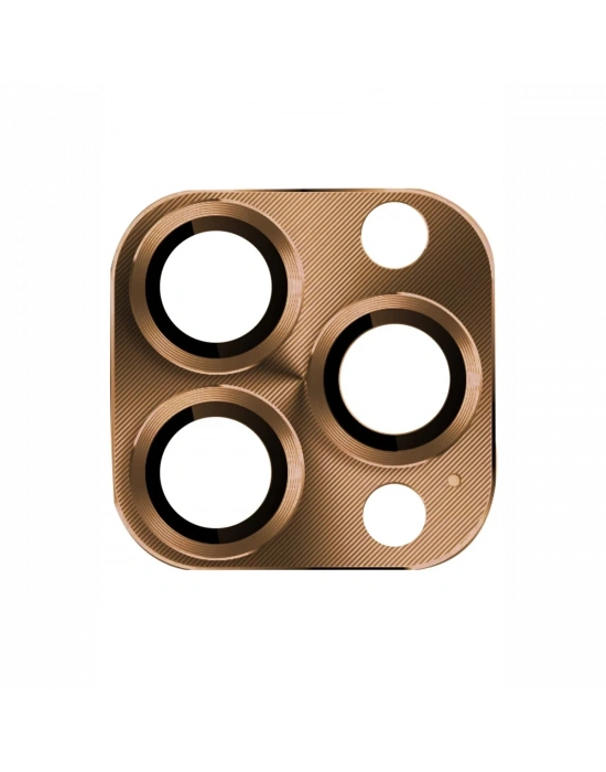 Newface iPhone 16 Pro Max Pers Alüminyum Kamera Lens - Desert