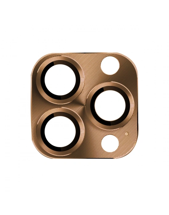 Newface iPhone 16 Pro Max Pers Alüminyum Kamera Lens - Desert