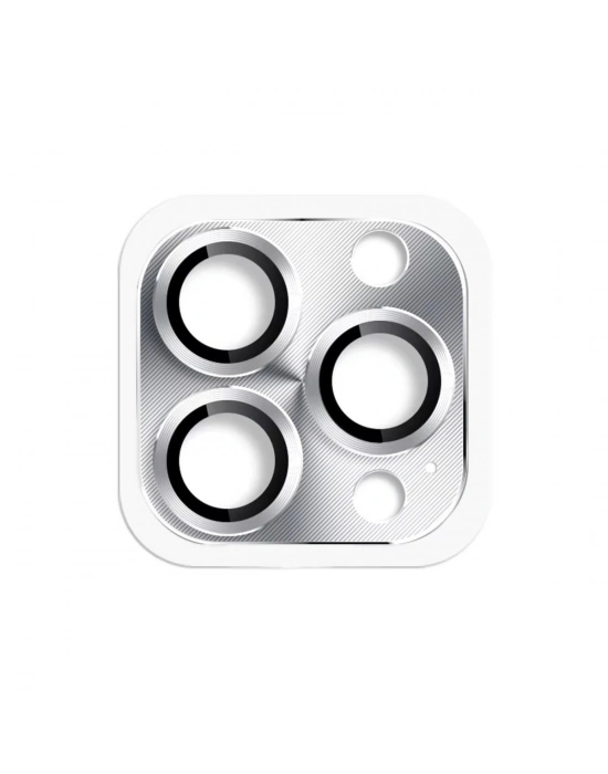 Newface iPhone 16 Pro Max Pers Alüminyum Kamera Lens - Gümüş