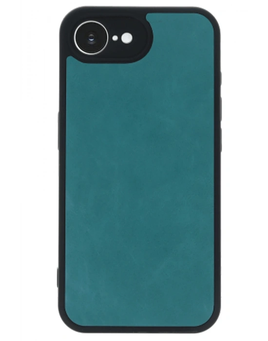 Newface iPhone 16E Kılıf Aras Deri Kapak - Açık Yeşil