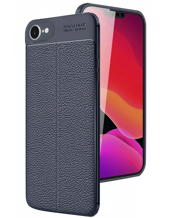 Newface iPhone 16E Kılıf Auto Focus Kapak - Lacivert