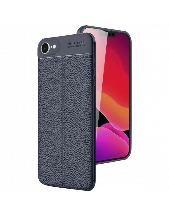 Newface iPhone 16E Kılıf Auto Focus Kapak - Lacivert