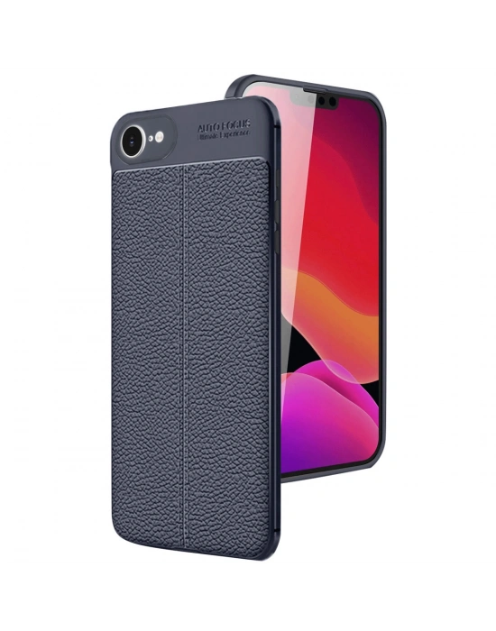 Newface iPhone 16E Kılıf Auto Focus Kapak - Lacivert