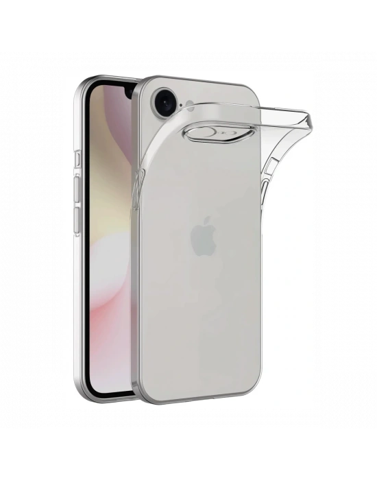 Newface iPhone 16E Kılıf Lüx Şeffaf Silikon