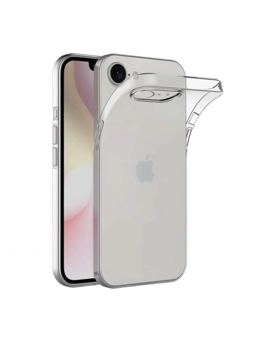 Newface iPhone 16E Kılıf Lüx Şeffaf Silikon