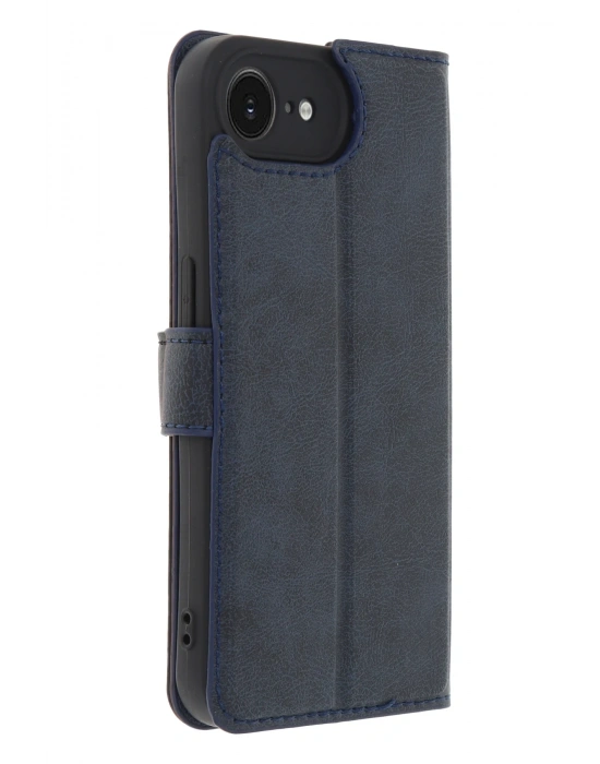 Newface iPhone 16E Kılıf Trend S Plus Kapaklı Kılıf - Lacivert