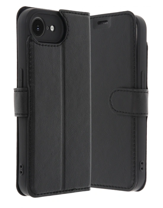 Newface iPhone 16E Kılıf Trend S Plus Kapaklı Kılıf - Siyah