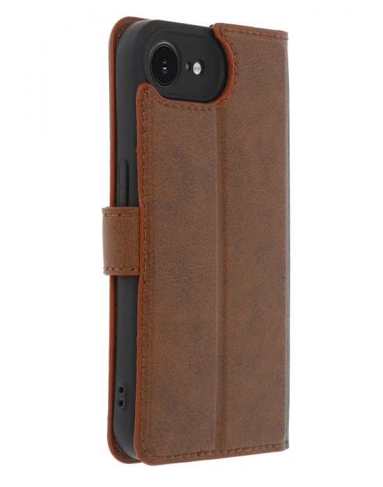 Newface iPhone 16E Kılıf Trend S Plus Kapaklı Kılıf - Taba