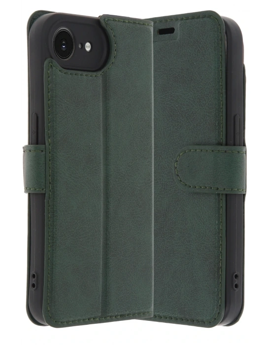 Newface iPhone 16E Kılıf Trend S Plus Kapaklı Kılıf - Yeşil