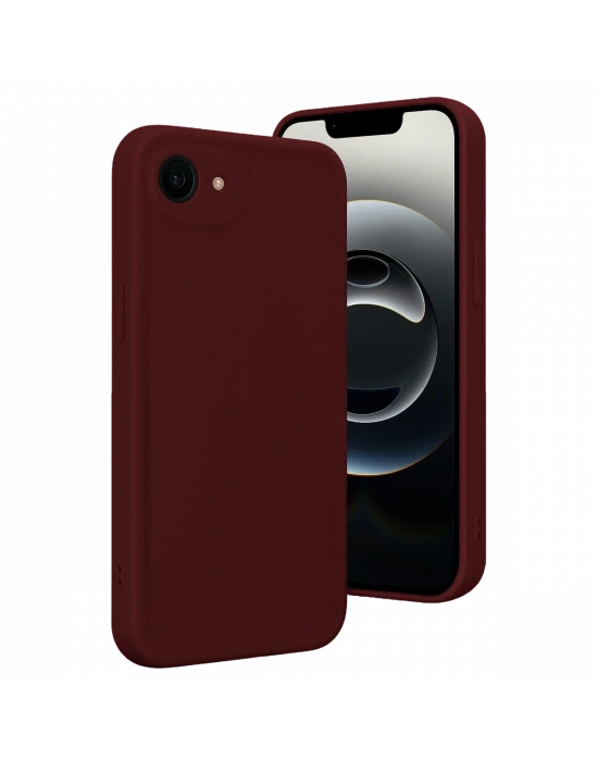 Newface iPhone 16E Kılıf Viera Silikon - Bordo