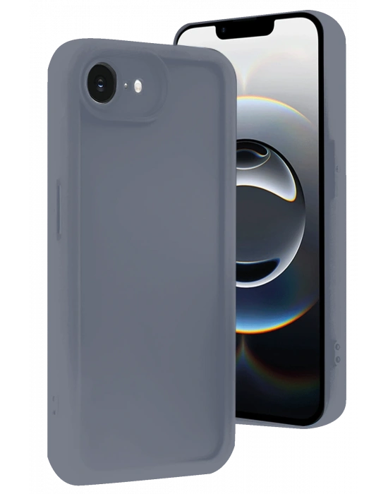 Newface iPhone 16E Kılıf Viera Silikon - Gri