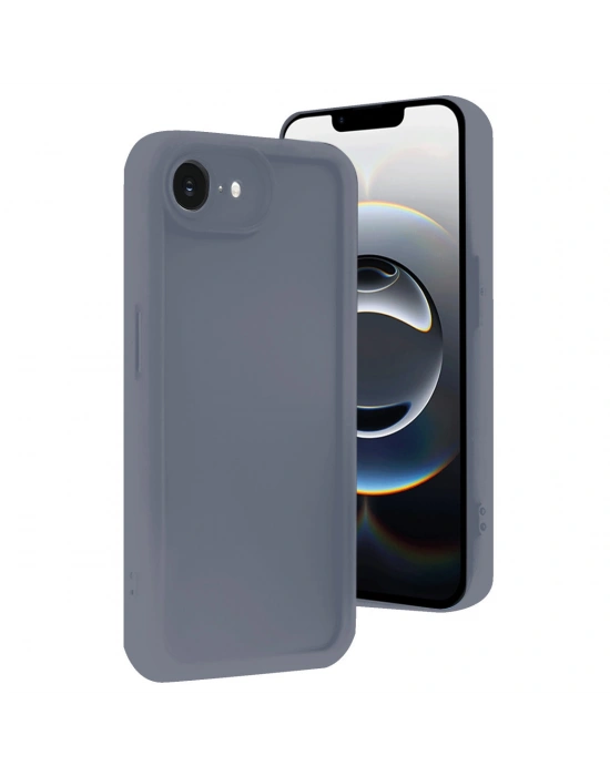 Newface iPhone 16E Kılıf Viera Silikon - Gri