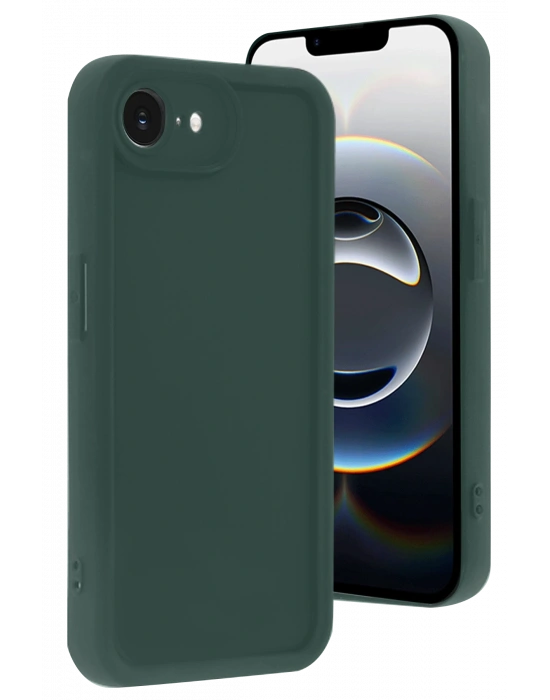 Newface iPhone 16E Kılıf Viera Silikon - Koyu Yeşil