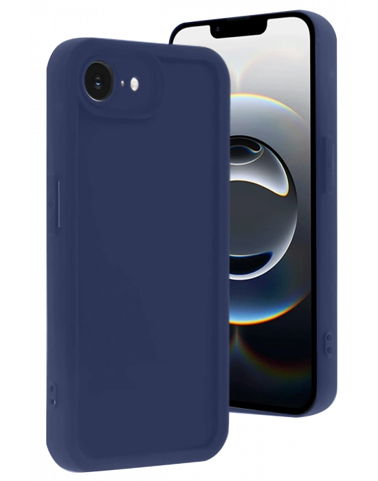 Newface iPhone 16E Kılıf Viera Silikon - Lacivert