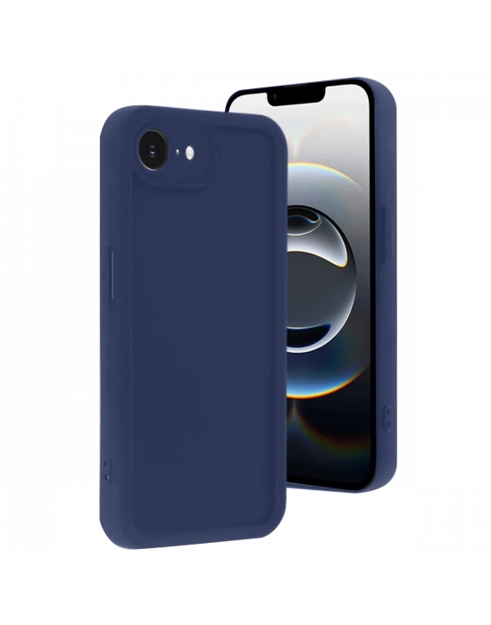 Newface iPhone 16E Kılıf Viera Silikon - Lacivert