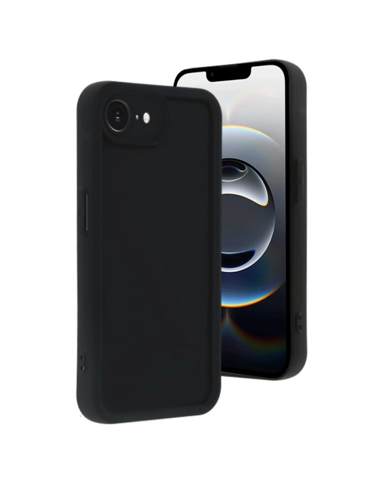 Newface iPhone 16E Kılıf Viera Silikon - Siyah