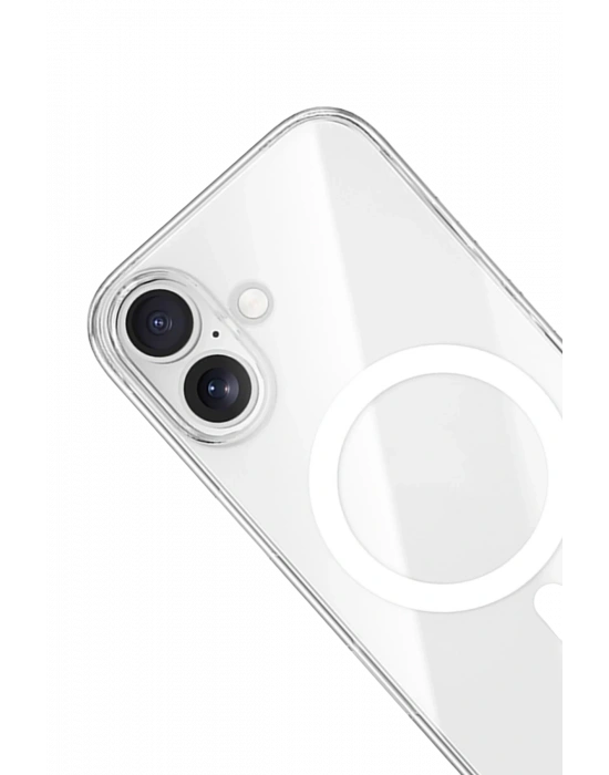 Newface iPhone 17 Kılıf Pc Real Magsafe Kapak - Şeffaf