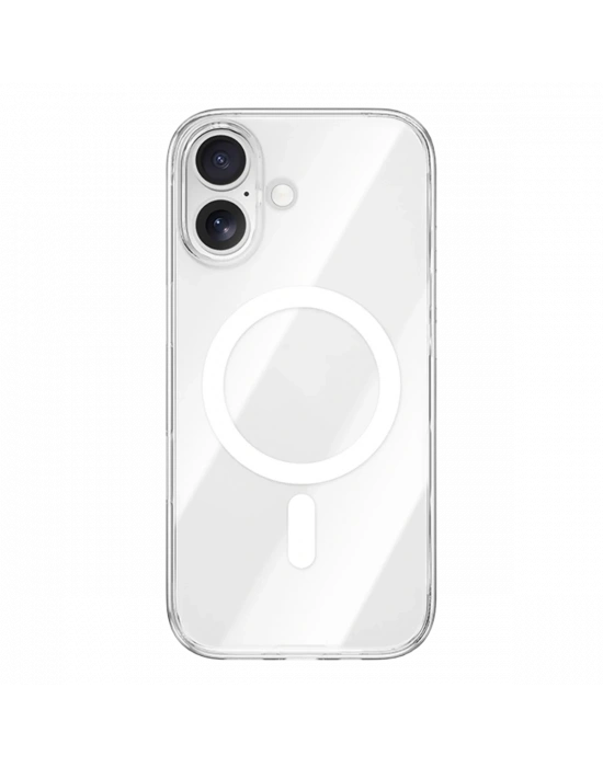 Newface iPhone 17 Kılıf Pc Real Magsafe Kapak - Şeffaf