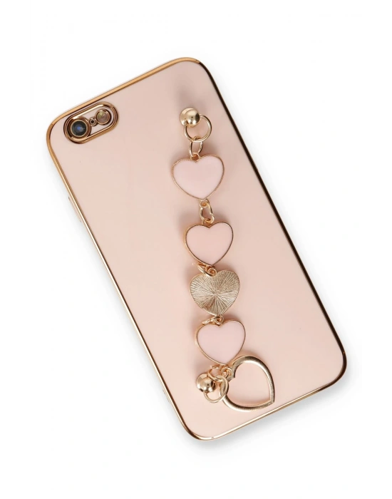 Newface iPhone 6 Kılıf Esila Silikon - Pudra