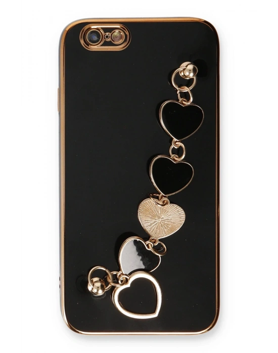 Newface iPhone 6 Kılıf Esila Silikon - Siyah