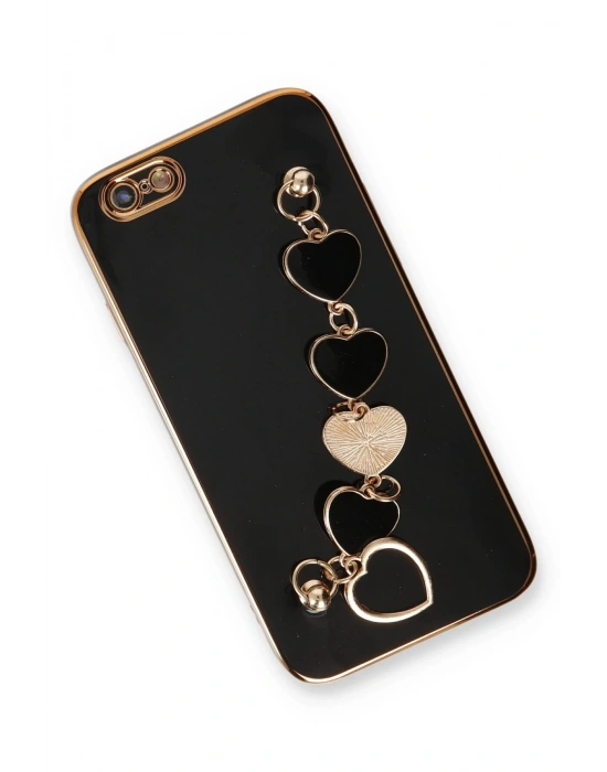 Newface iPhone 6 Kılıf Esila Silikon - Siyah