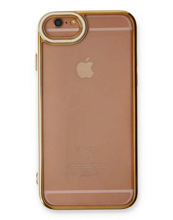 Newface iPhone 6 Kılıf Liva Lens Silikon - Beyaz