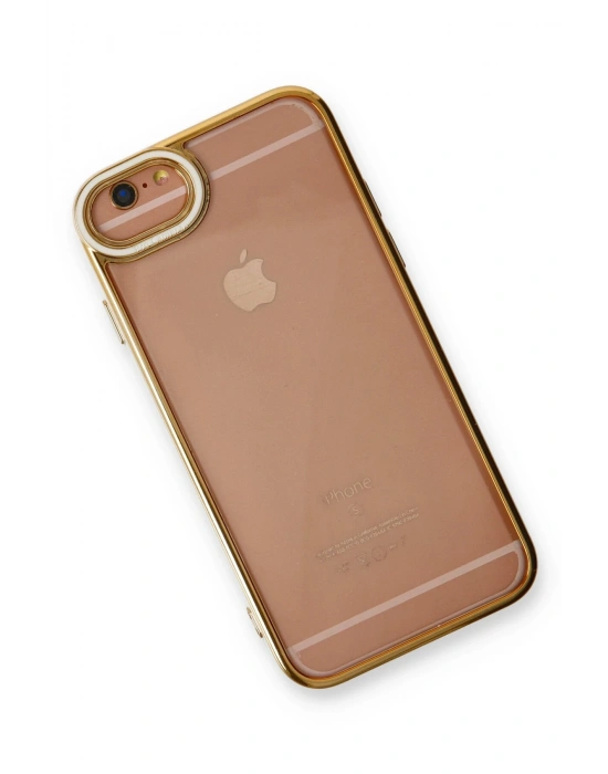 Newface iPhone 6 Kılıf Liva Lens Silikon - Beyaz