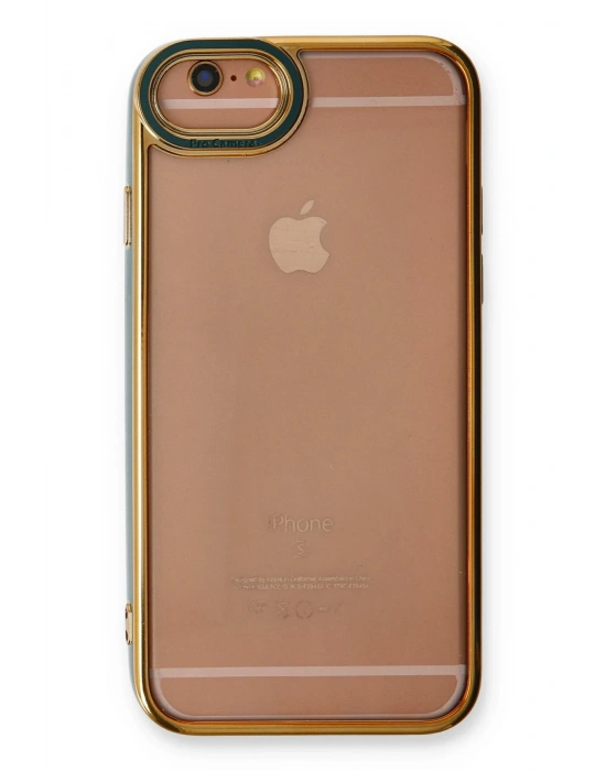 Newface iPhone 6 Kılıf Liva Lens Silikon - Yeşil