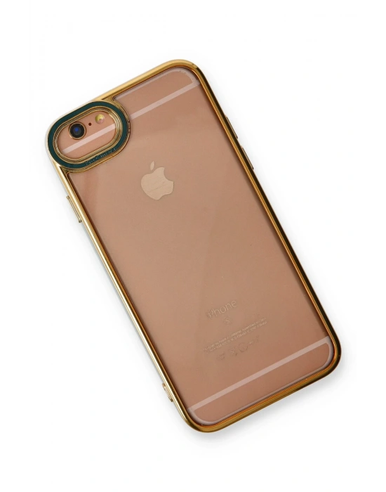 Newface iPhone 6 Kılıf Liva Lens Silikon - Yeşil