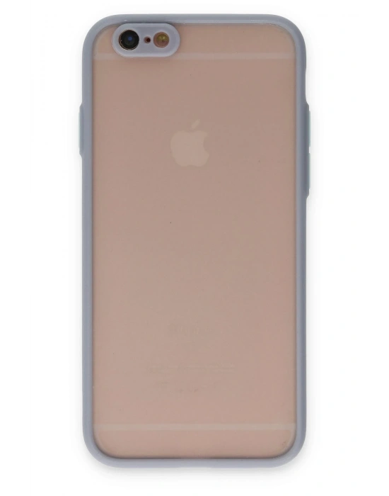 Newface iPhone 6 Kılıf Montreal Silikon Kapak - Gri