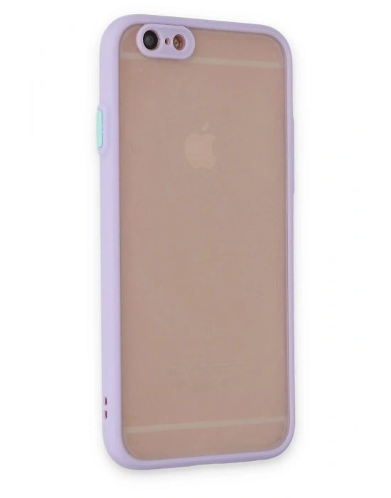 Newface iPhone 6 Kılıf Montreal Silikon Kapak - Mor