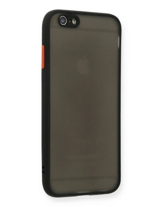 Newface iPhone 6 Kılıf Montreal Silikon Kapak - Siyah