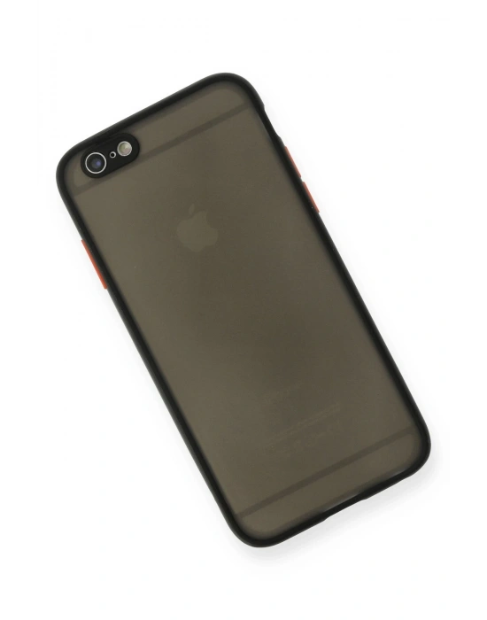 Newface iPhone 6 Kılıf Montreal Silikon Kapak - Siyah