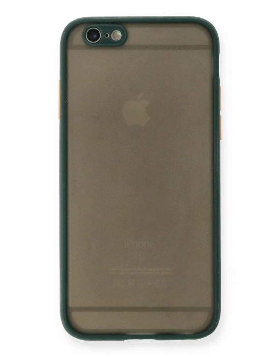 Newface iPhone 6 Kılıf Montreal Silikon Kapak - Yeşil