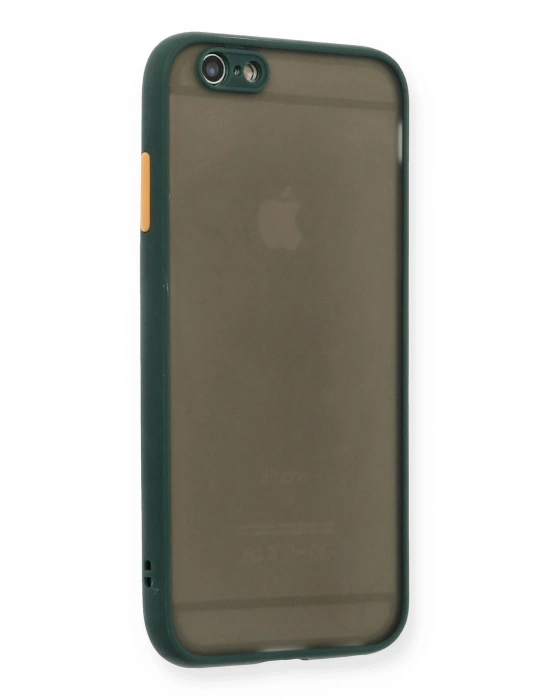 Newface iPhone 6 Kılıf Montreal Silikon Kapak - Yeşil