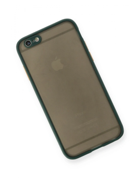 Newface iPhone 6 Kılıf Montreal Silikon Kapak - Yeşil