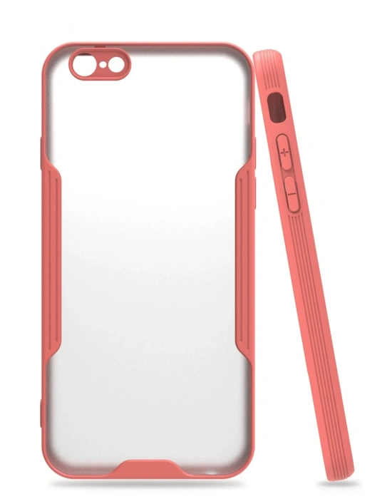 Newface iPhone 6 Kılıf Platin Silikon - Pembe