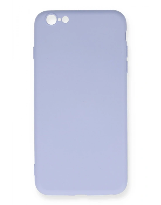 Newface iPhone 6 Plus Kılıf Nano içi Kadife Silikon - Lila
