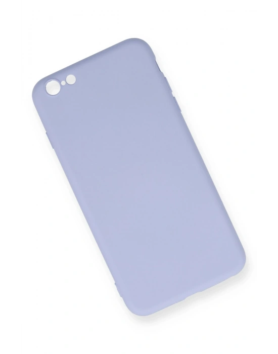 Newface iPhone 6 Plus Kılıf Nano içi Kadife Silikon - Lila
