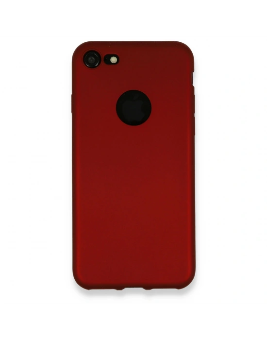 Newface iPhone 7 Kılıf First Silikon - Bordo