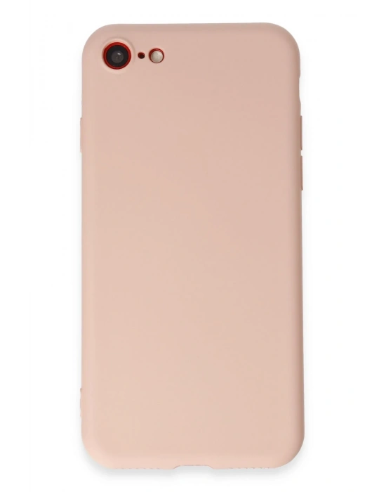 Newface iPhone 7 Kılıf First Silikon - Pudra