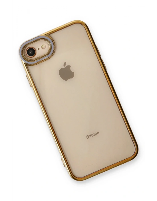 Newface iPhone 7 Kılıf Liva Lens Silikon - Lila