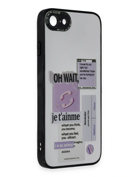 Newface iPhone 7 Kılıf Mirror Desenli Kapak - Mirror - 4